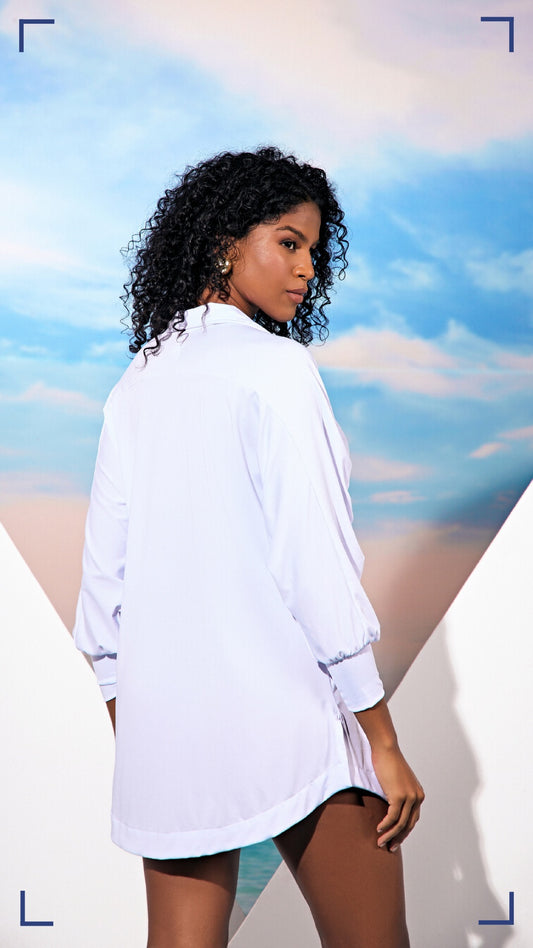 Chemise White High Sea