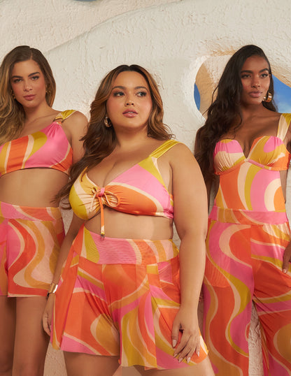 Set Bikini + Cover UP Shorts